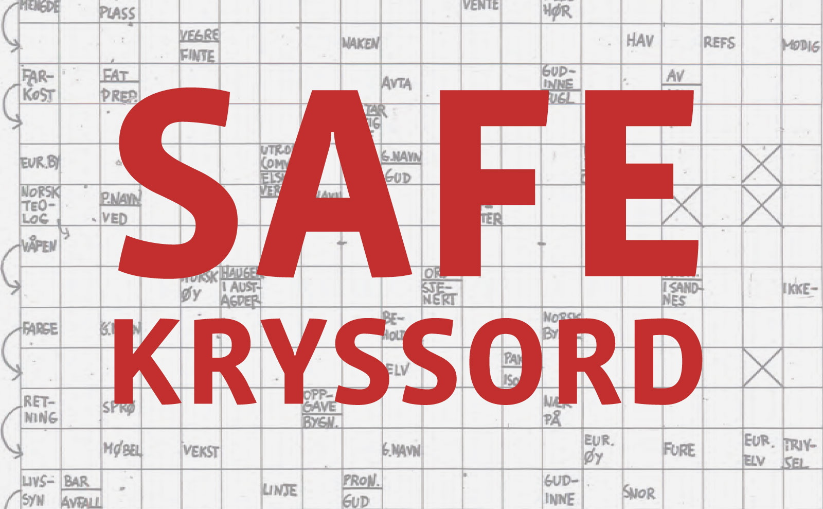 Kryssord SAFE Nr 2 September 2019